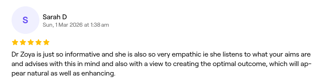 Verified Fresha review — Trikwan Aesthetics